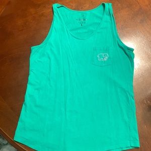 IVORY ELLA ANCHOR PATTERN TANK
